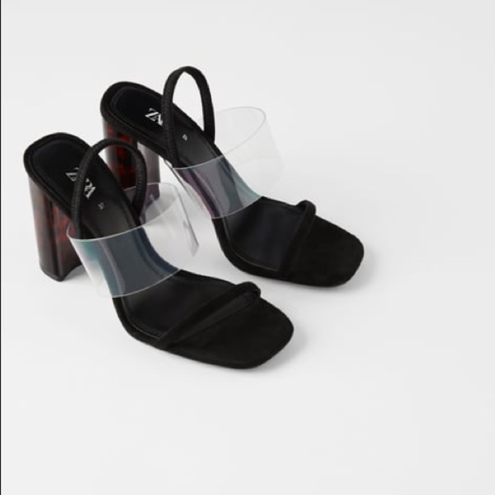 NWT Zara vinyl sandals 👡 - Picture 3 of 5